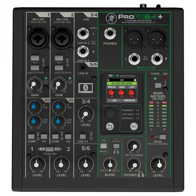 Mackie ProFX6v3+ Analog Mixer With Bluetooth - Fair Deal Music