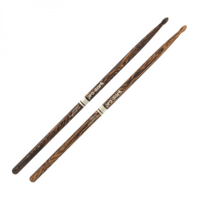 ProMark Classic Forward 7A FireGrain Hickory Drumsticks, Oval Wood Tip - Fair Deal Music