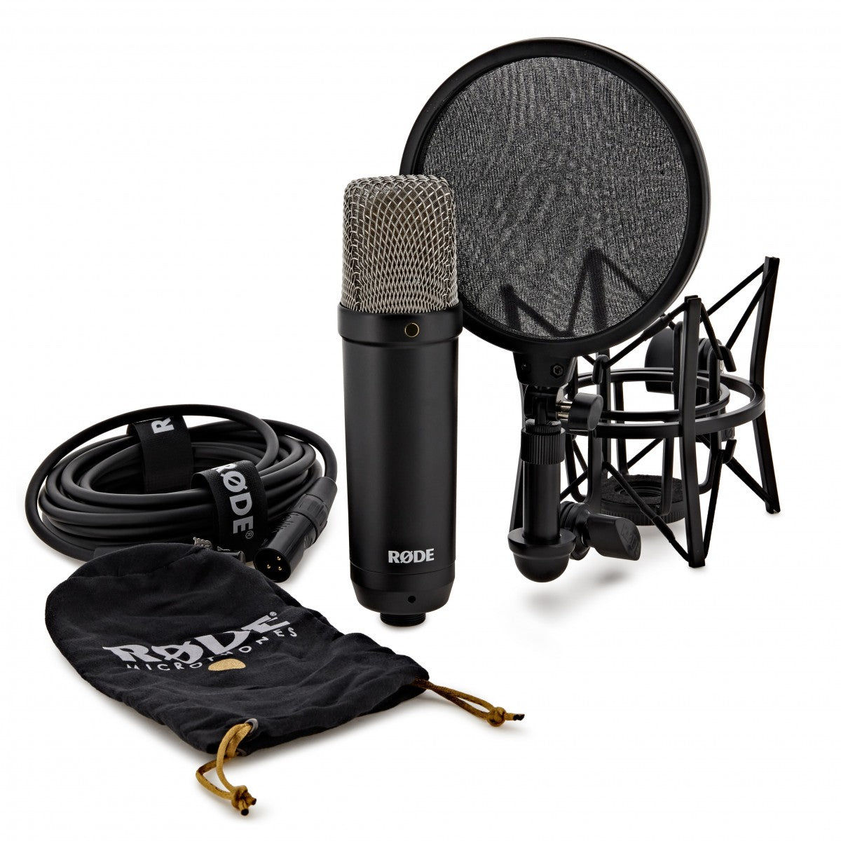 RODE NT1 Signature Series Studio Condenser Microphone Black - Fair Deal Music