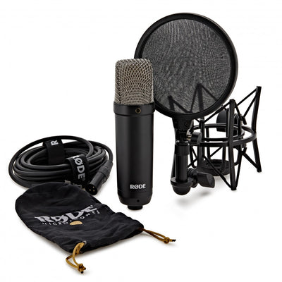 RODE NT1 Signature Series Studio Condenser Microphone Black - Fair Deal Music