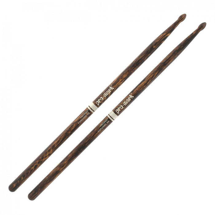 ProMark Classic Forward 5A FireGrain Hickory Drumsticks, Oval Wood Tip - Fair Deal Music