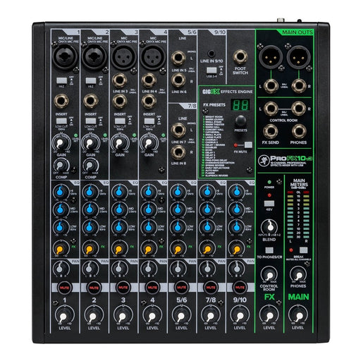 Mackie ProFX10v3 10-Channel Analog Mixer with USB - Fair Deal Music