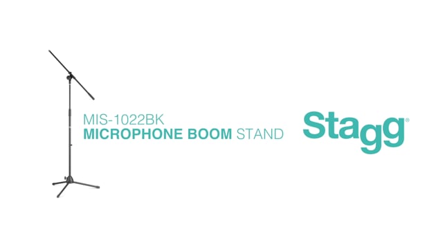 Stagg MIS-1022BK Boom Microphone Stand - Fair Deal Music