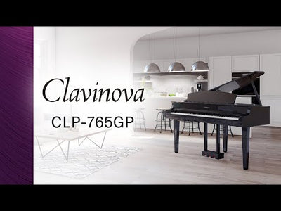 Yamaha CLP-765GP Clavinova Digital Grand Piano Polished White [Display Model] - Fair Deal Music