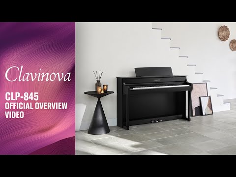 Yamaha CLP-845PE Clavinova Digital Piano Polished Ebony Bundle - Fair Deal Music