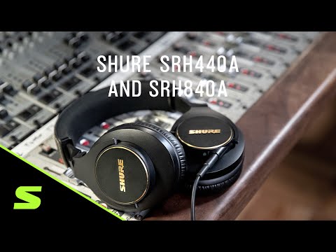 Load video: Shure SRH840A Professional Studio Headphones - Fair Deal Music