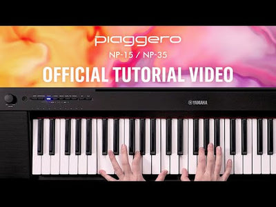 Yamaha NP-15WH Piaggero Portable Piano White (Display Model) - Fair Deal Music