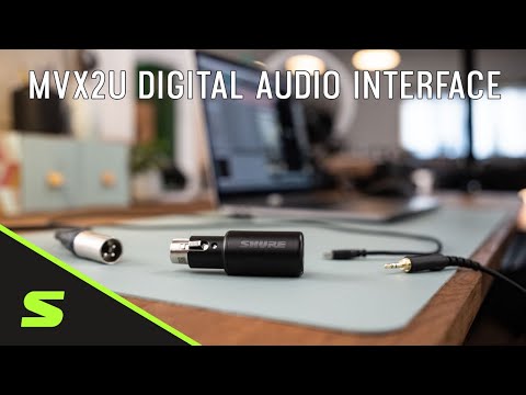 Shure MVX2U Digital Audio Interface - XLR to USB - Fair Deal Music