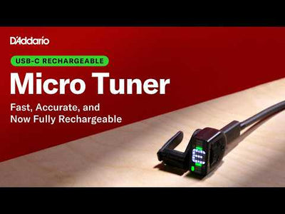 D'Addario PW-CT-12RC Rechargeable Micro Tuner - Fair Deal Music