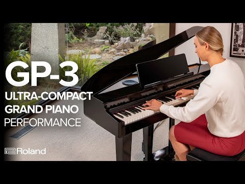 Roland GP-3-PE Compact Digital Grand Piano Polished Ebony - Fair Deal Music