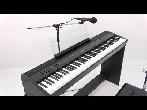 Roland FP-90X-BK Premium Piano in Black with Stand and Pedal Unit (Showroom Model) - Fair Deal Music