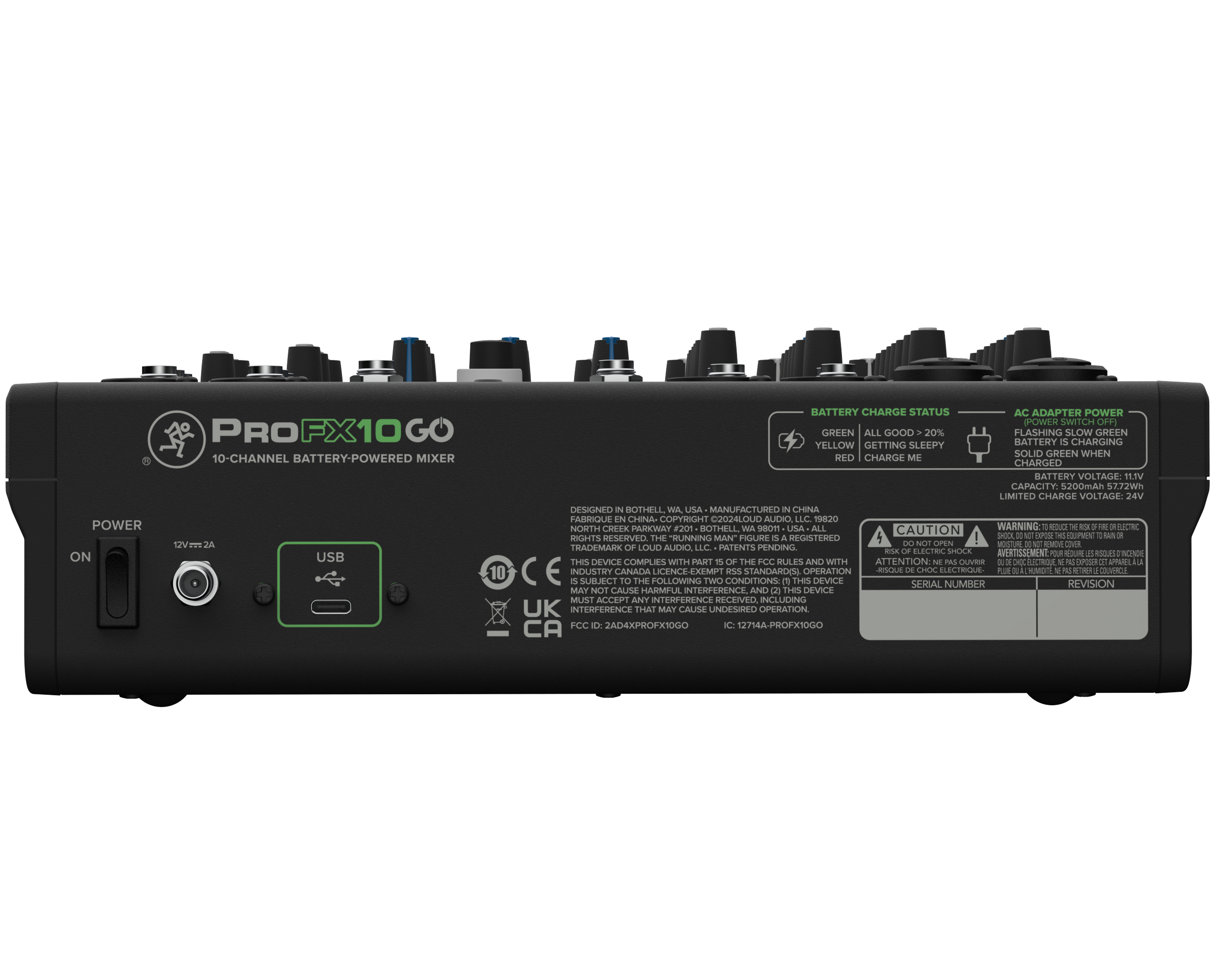 Mackie ProFX10 Go Battery Powered Analog Mixer - Fair Deal Music