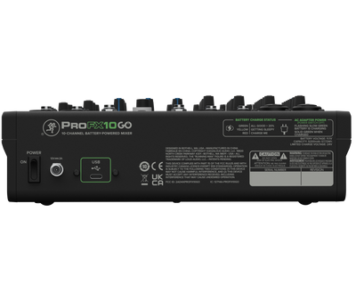 Mackie ProFX10 Go Battery Powered Analog Mixer - Fair Deal Music