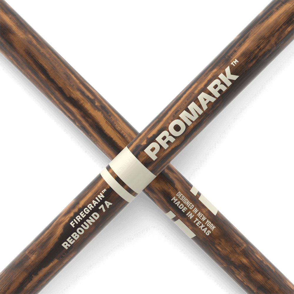 Promark Rebound 7A FireGrain Drumsticks, Acorn Wood Tip - Fair Deal Music