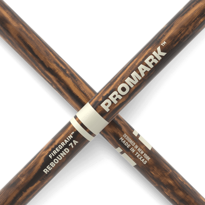 Promark Rebound 7A FireGrain Drumsticks, Acorn Wood Tip - Fair Deal Music