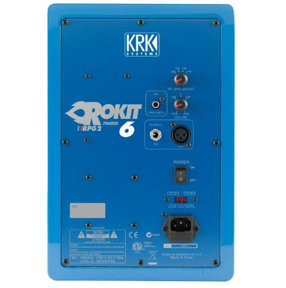 KRK RP6 G2 Single Studio Monitor Limited Edition Blue [Ex-display] - Fair Deal Music