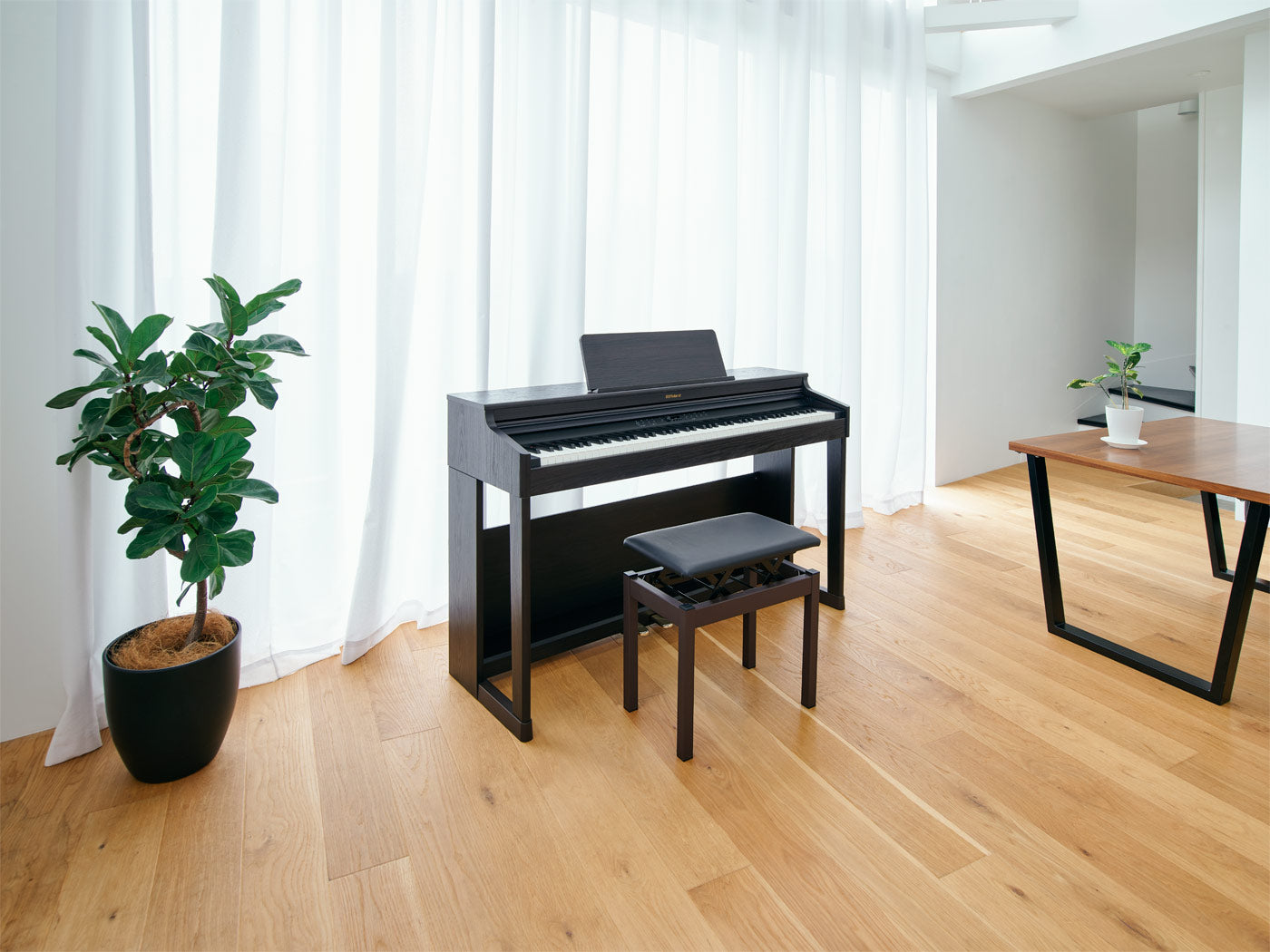 Roland RP701-DR Digital Piano in Dark Rosewood Bundle - Fair Deal Music