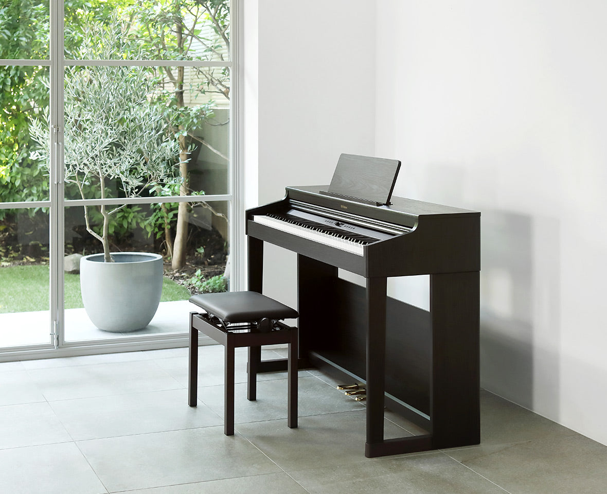 Roland RP701-CB Digital Piano in Contemporary Black Bundle - Fair Deal Music