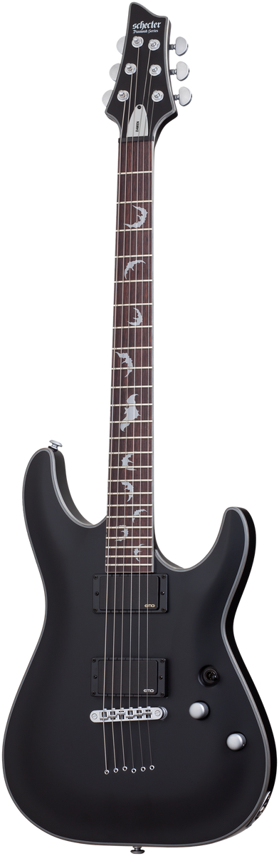 シェクター SCHECTER Damien Platinum-6 Schecter Damien Platinum-6 Satin Black, Ex Display — Fair Deal Music