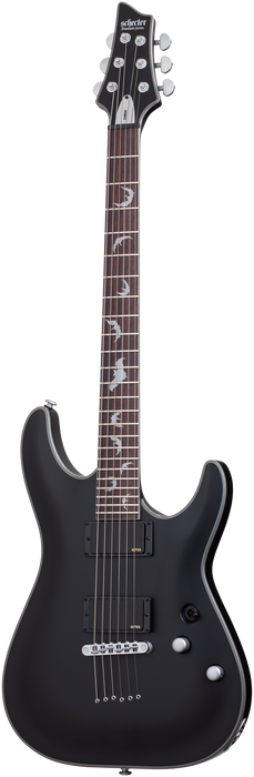 Schecter Damien Platinum-6 Satin Black, Ex Display - Fair Deal Music