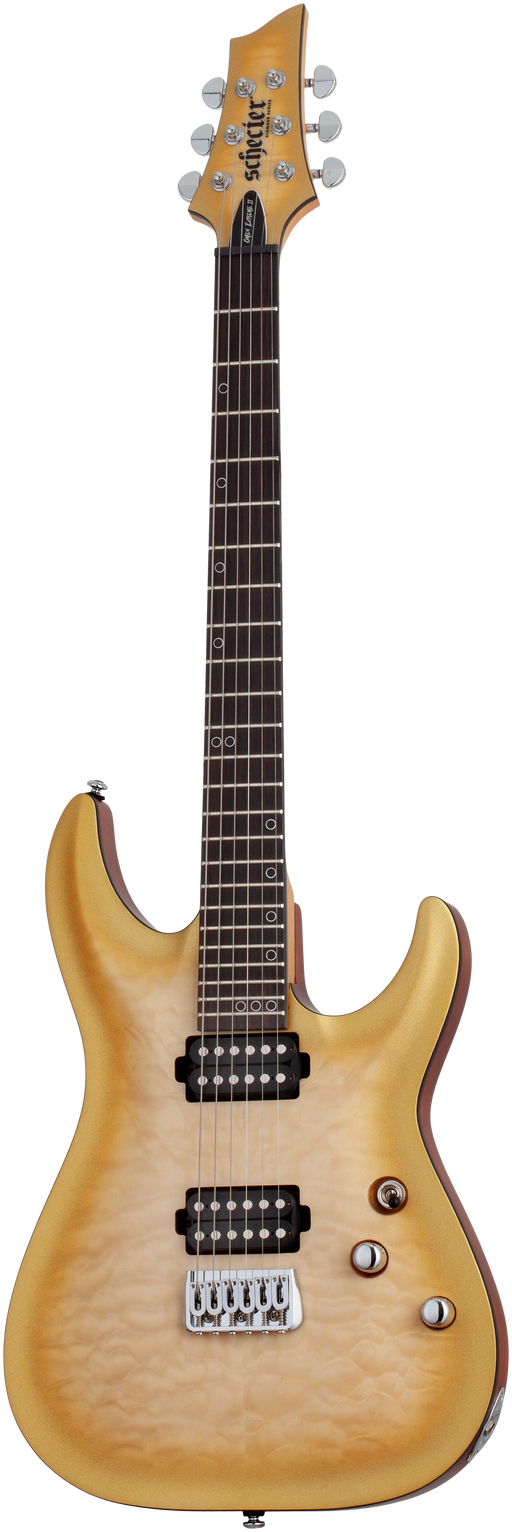 Schecter Omen Extreme-II, Natural Gold Burst - Fair Deal Music