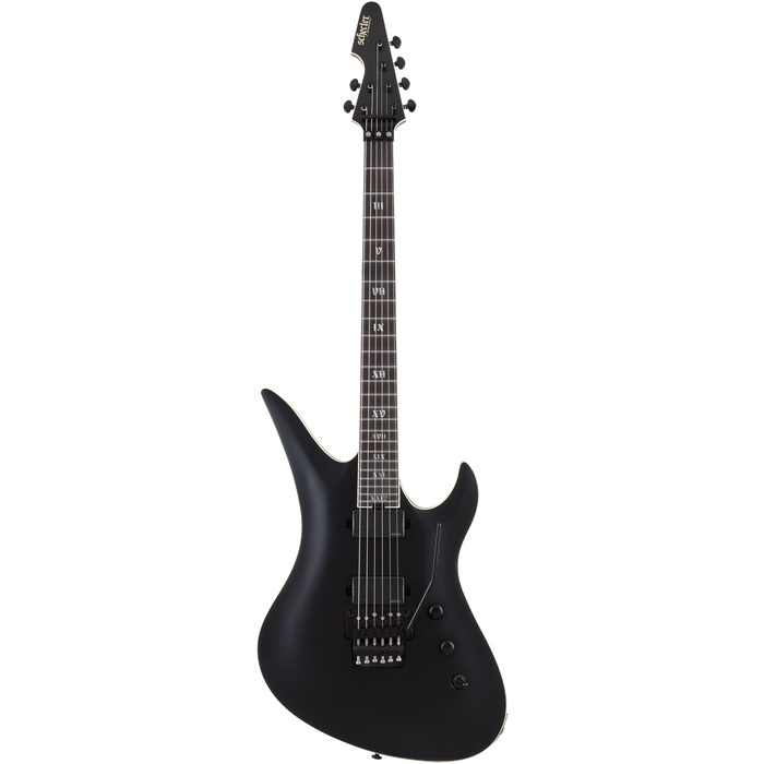 Schecter Avenger FR SLS Elite Evil Twin, Satin Black - Fair Deal Music