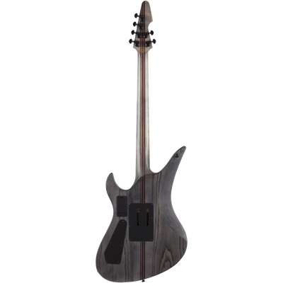 Schecter Avenger FR SLS Elite Evil Twin, Satin Black - Fair Deal Music