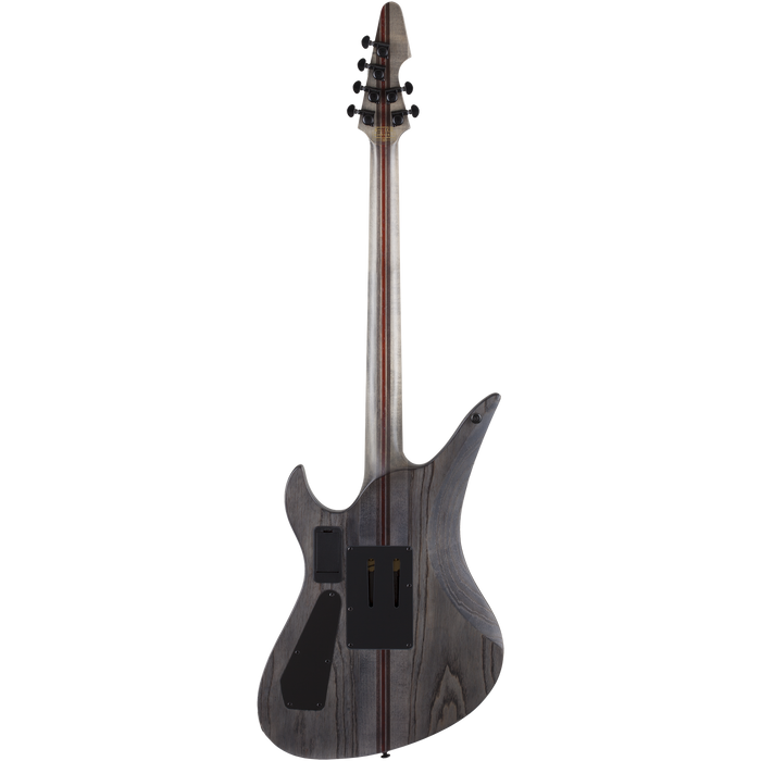 Schecter Avenger FR SLS Elite Evil Twin, Satin Black - Fair Deal Music