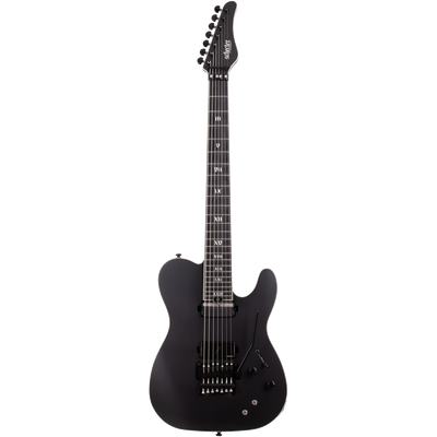 Schecter PT 7 FR-S SLS Elite Evil Twin, Satin Black - Fair Deal Music