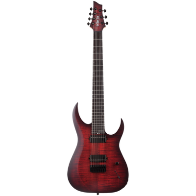 Schecter Sunset-7 Extreme, Scarlet Burst - Fair Deal Music