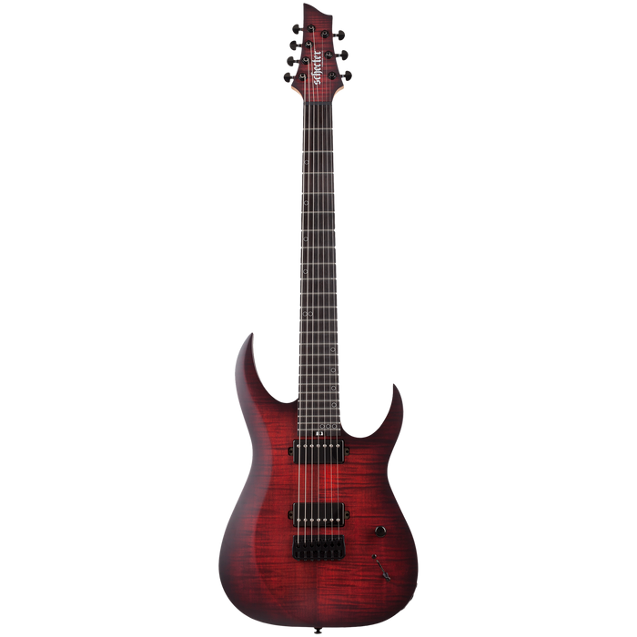 Schecter Sunset-7 Extreme, Scarlet Burst - Fair Deal Music