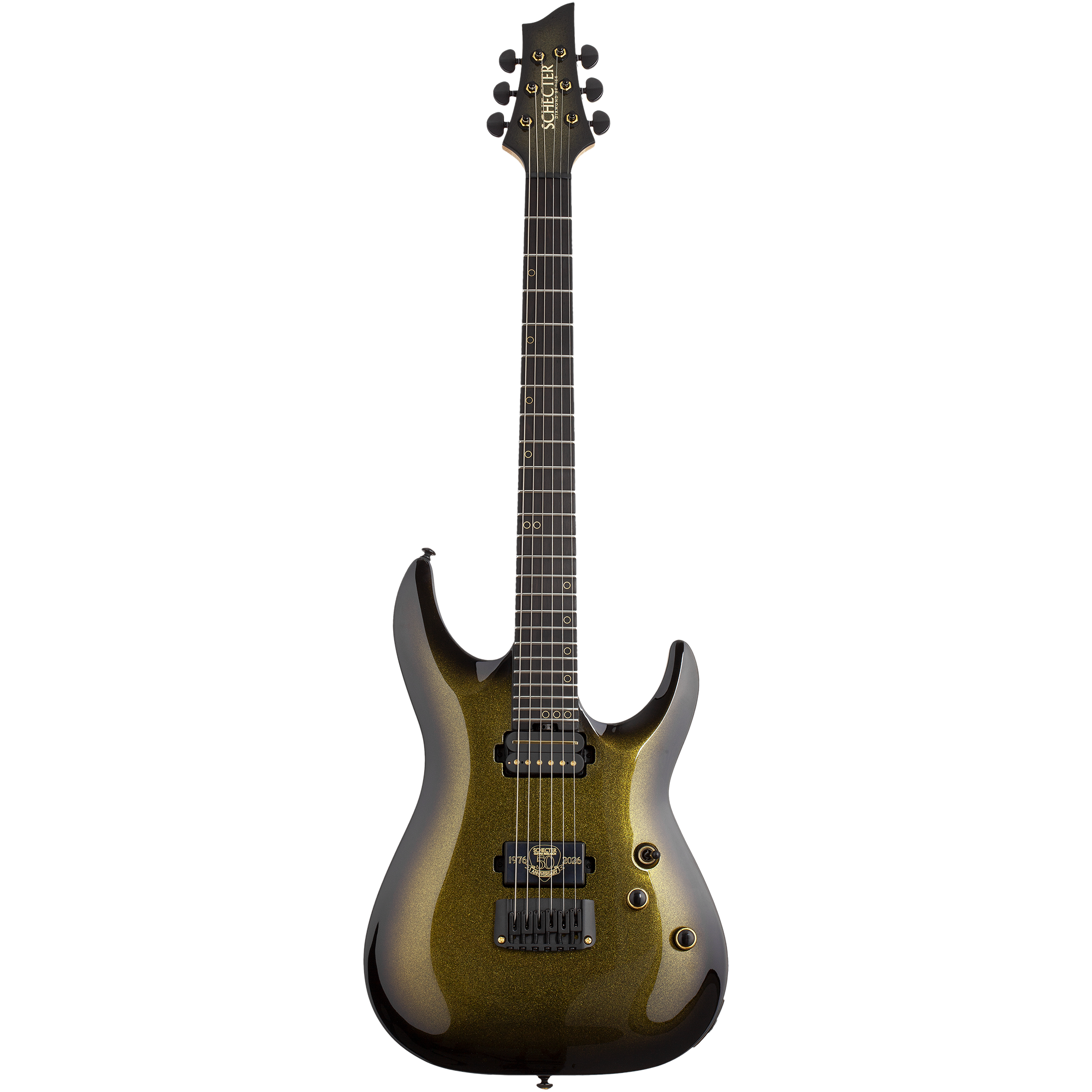 Schecter C-1 50th Anniversary, Gold Burst - Fair Deal Music