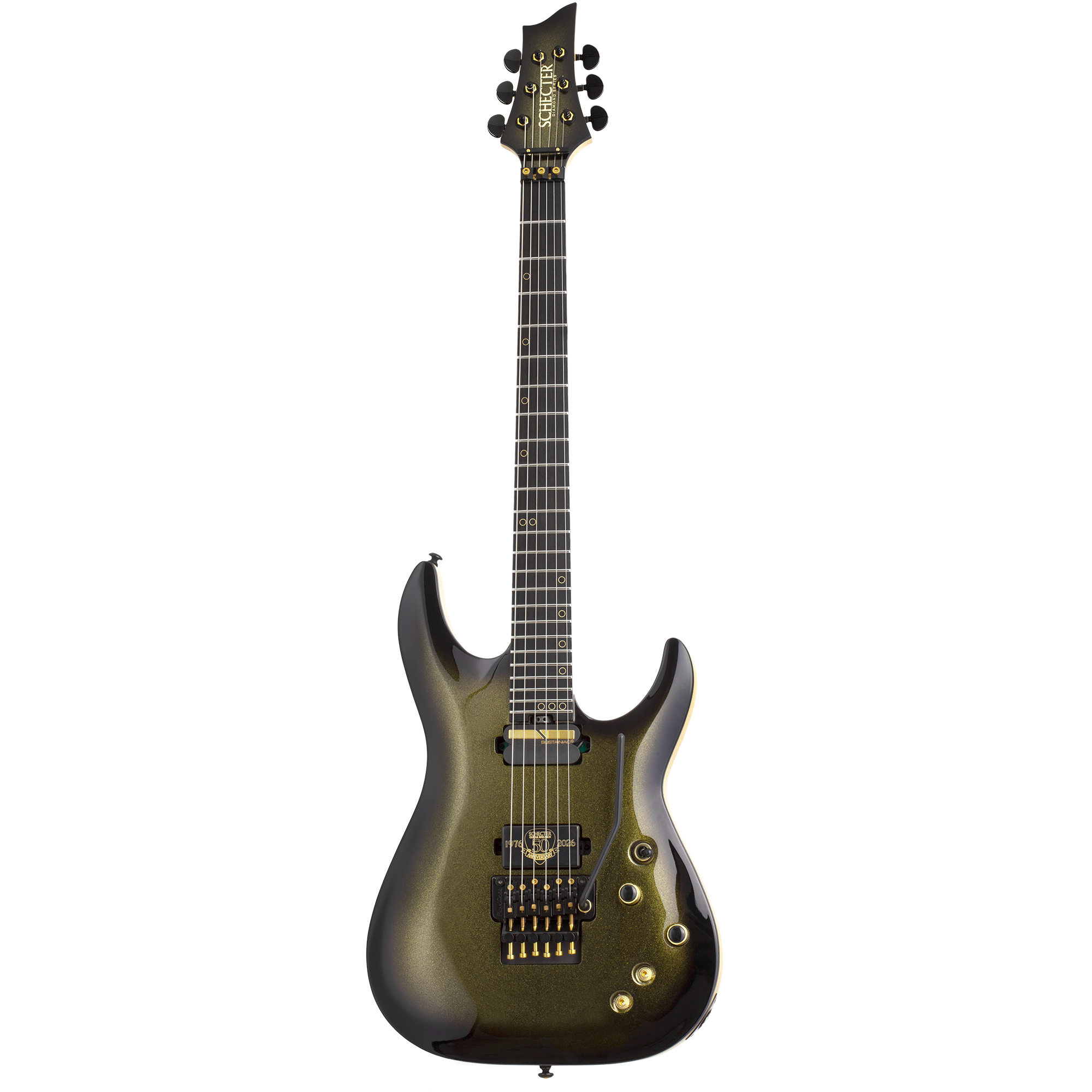 Schecter C-1 FR-S 50th Anniversary, Gold Burst - Fair Deal Music