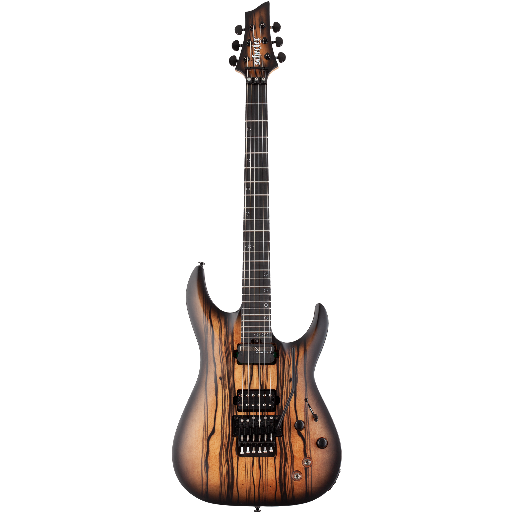 Schecter C-1 FR S Pale Moon, Satin Natural Black Burst - Fair Deal Music