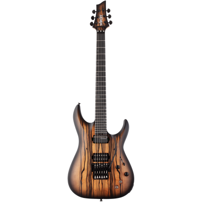 Schecter C-1 FR S Pale Moon, Satin Natural Black Burst - Fair Deal Music