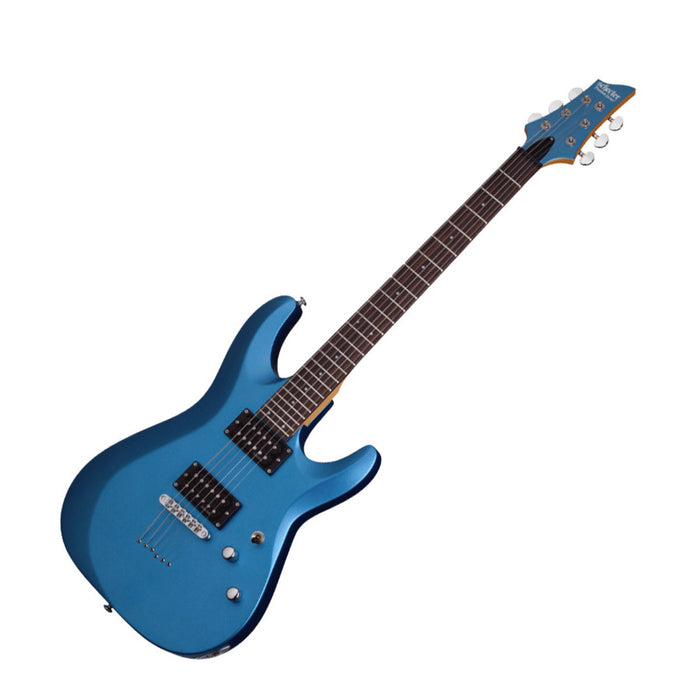 Schecter C-6 Deluxe, Satin Metallic Light Blue B-Stock - Fair Deal Music
