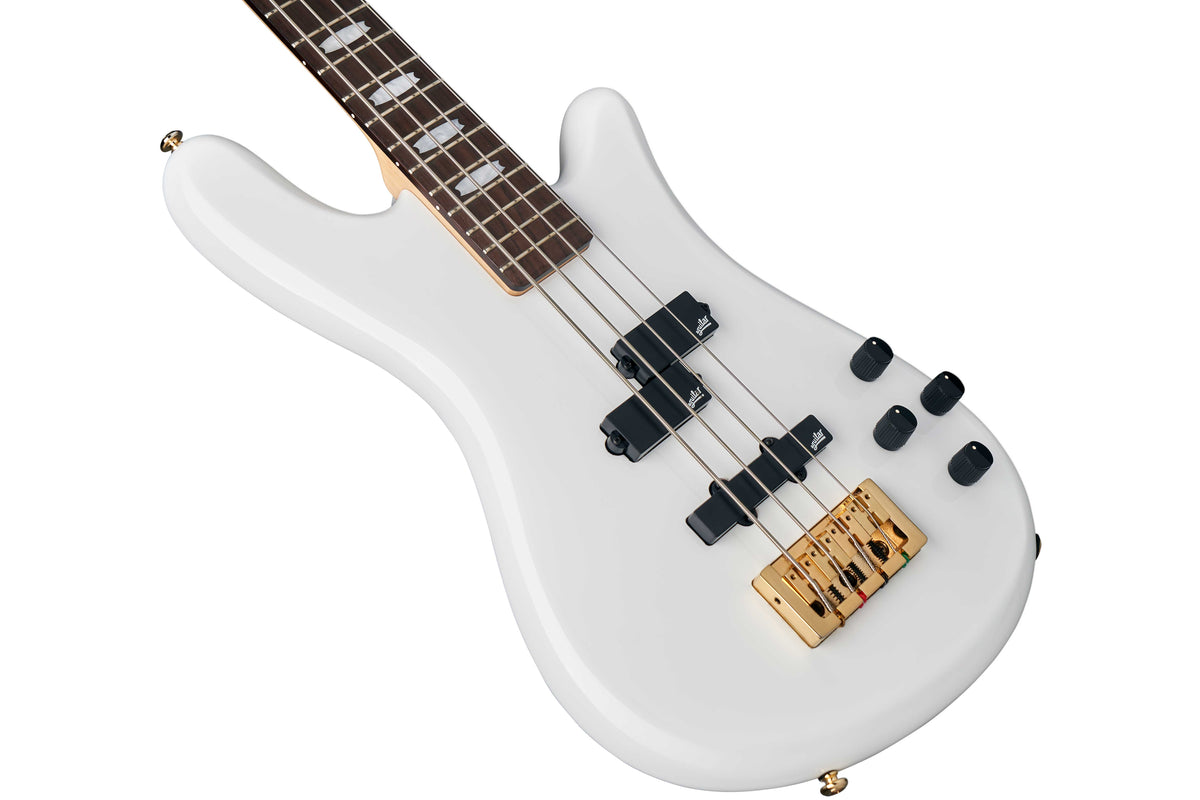 Spector Icon NS-2 Bolt-On White Gloss 4-String Bass Guitar - Fair Deal Music