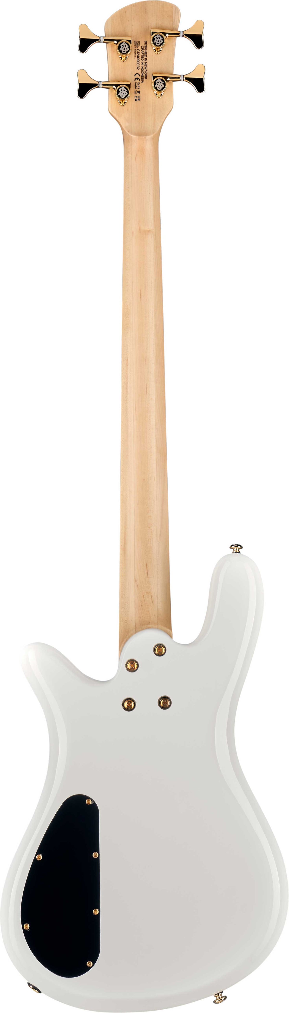 Spector Icon NS-2 Bolt-On White Gloss 4-String Bass Guitar - Fair Deal Music