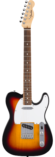 Fender STANDARD TELECASTER®, LAUREL FINGERBOARD, WHITE PICKGUARD, 3-COLOR SUNBURST - Fair Deal Music