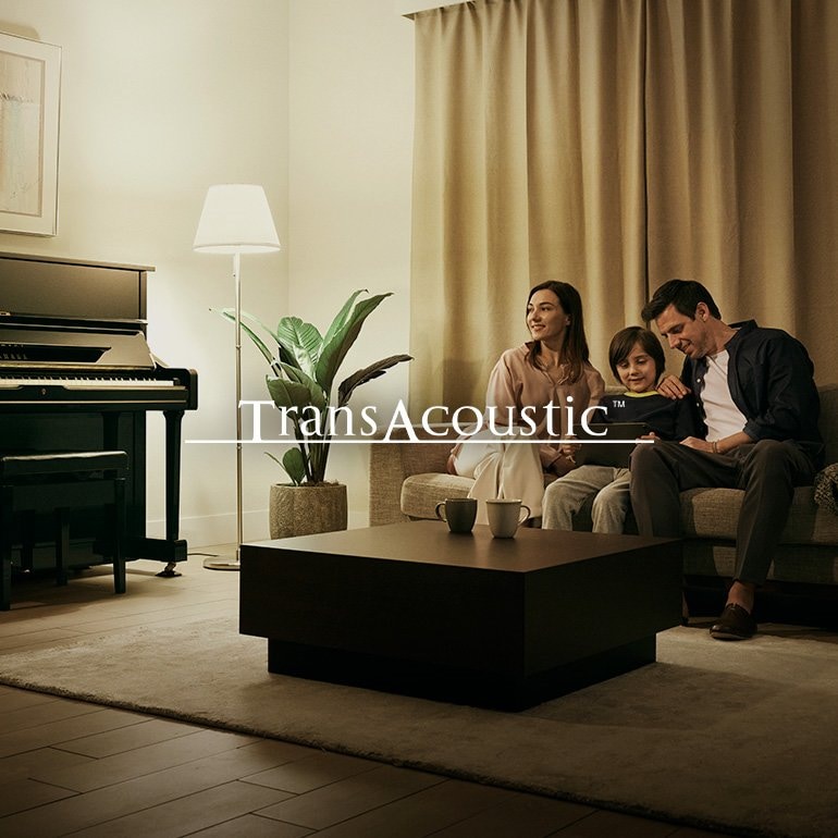 Yamaha B3 TC3 TransAcoustic™ Upright Piano in Polished Ebony (Showroom Model) - Fair Deal Music