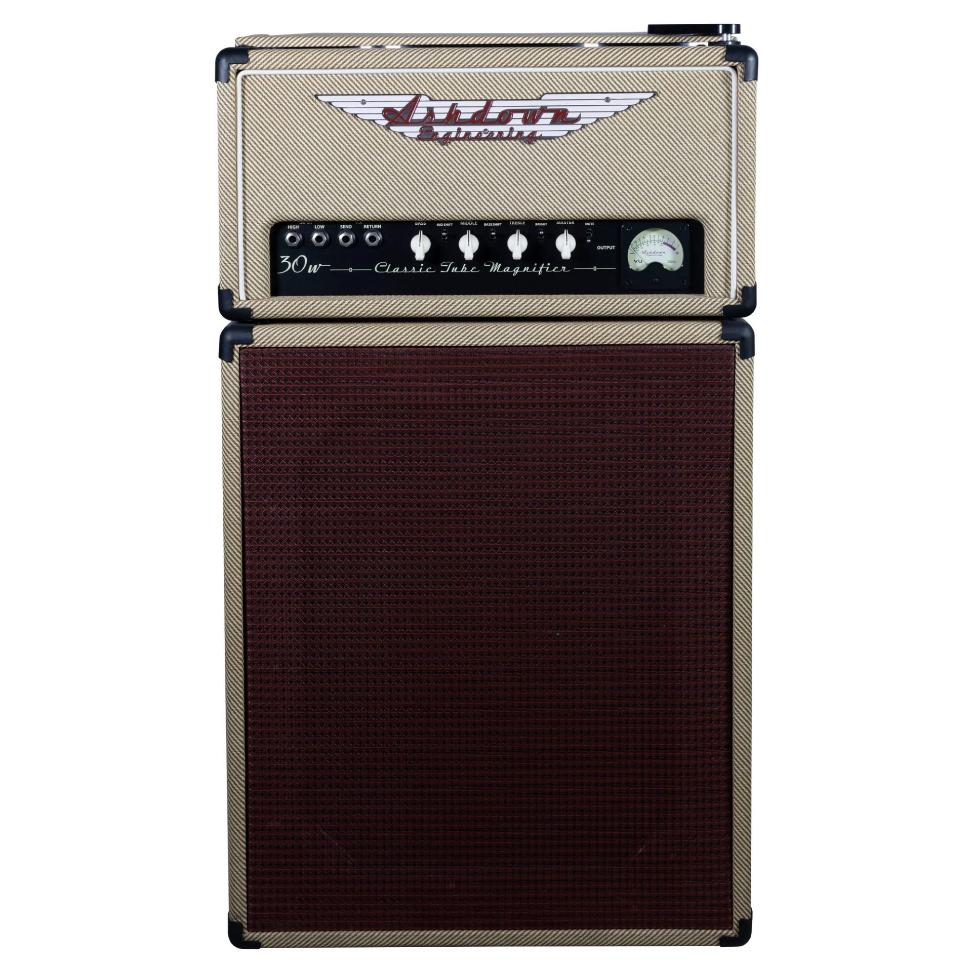 Ashdown Fridge – Tweed 92L Vintage Amplifier-Inspired Refrigerator - Fair Deal Music