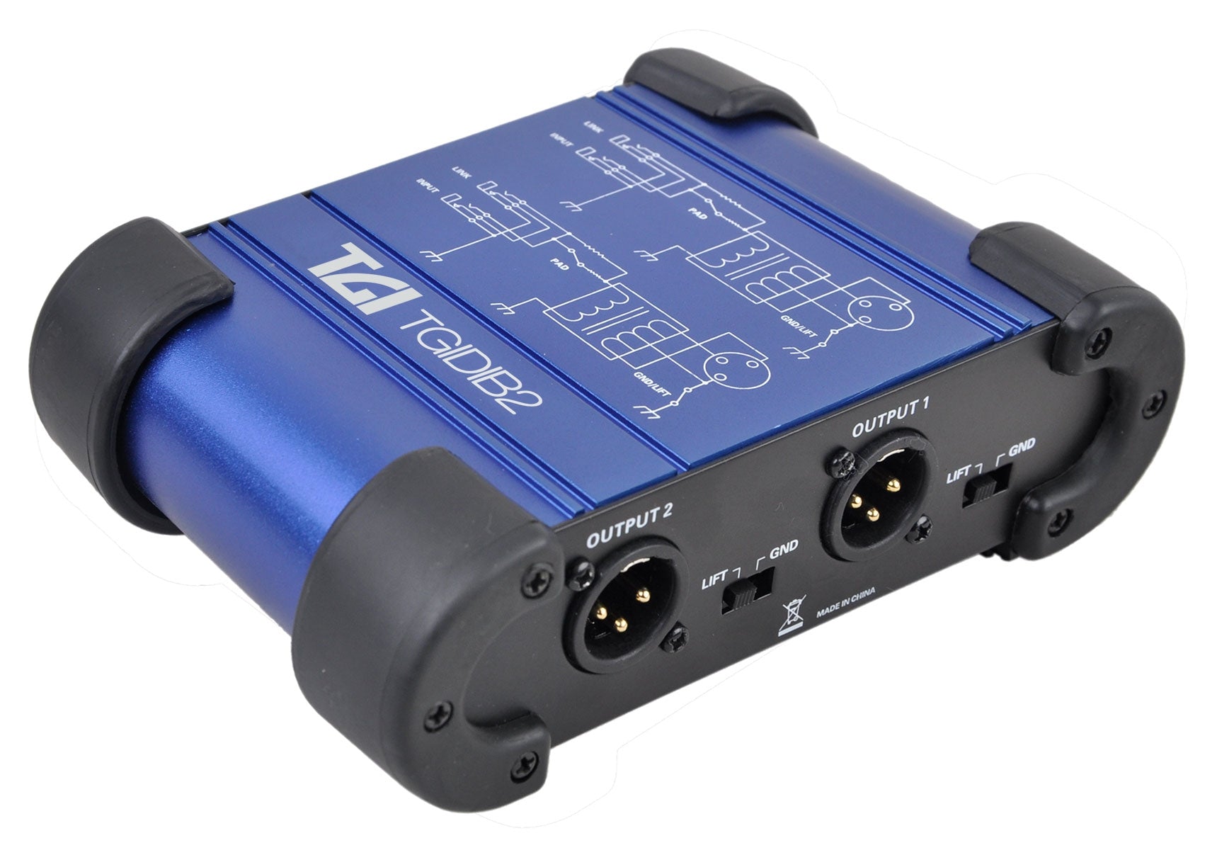 TGI TGIDIB2 Passive Dual Channel DI Box - Fair Deal Music