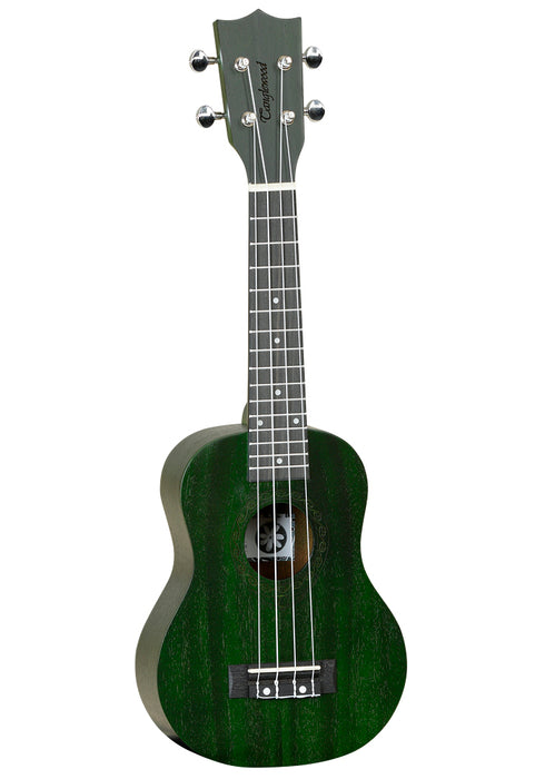 Tanglewood TWT 1 Soprano Ukulele, Forest Green Satin - Fair Deal Music