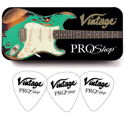 Vintage ProShop Pick Tin ~ 6 Picks - Fair Deal Music