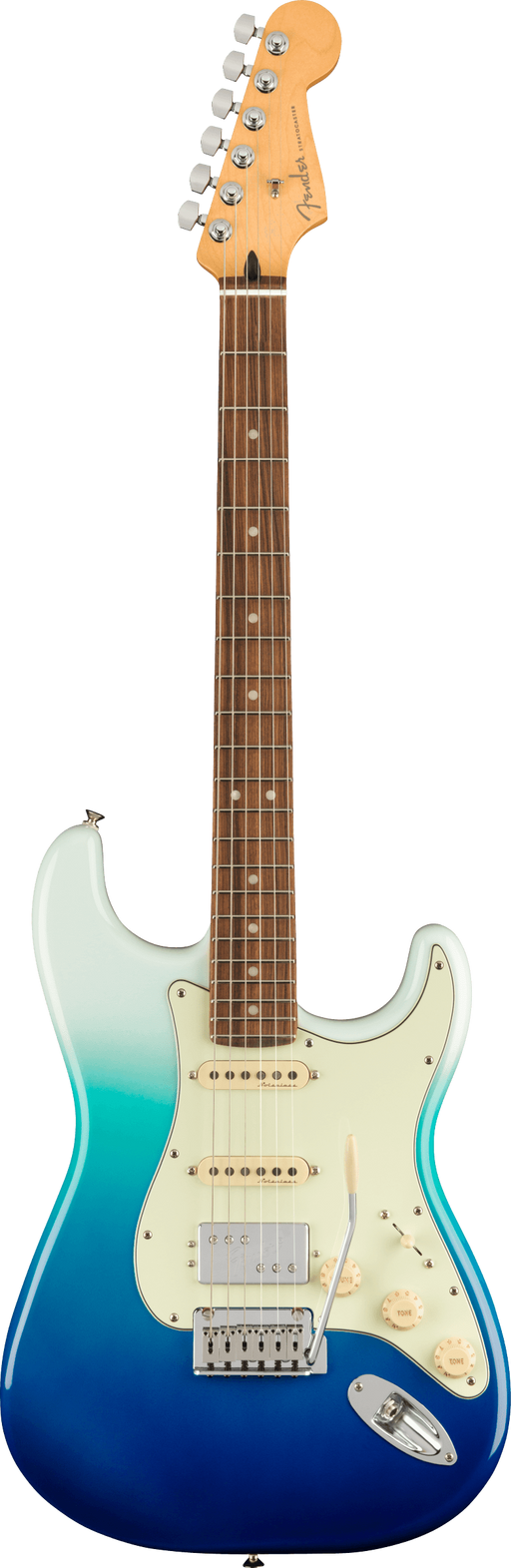 Fender Player Plus Stratocaster HSS Pau Ferro, Belair Blue, Ex Display - Fair Deal Music