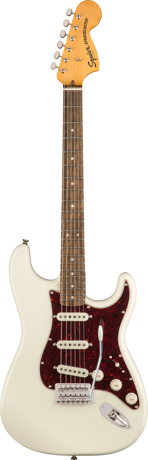 Squier Classic Vibe '70s Stratocaster Laurel Fingerboard, Olympic White - Fair Deal Music