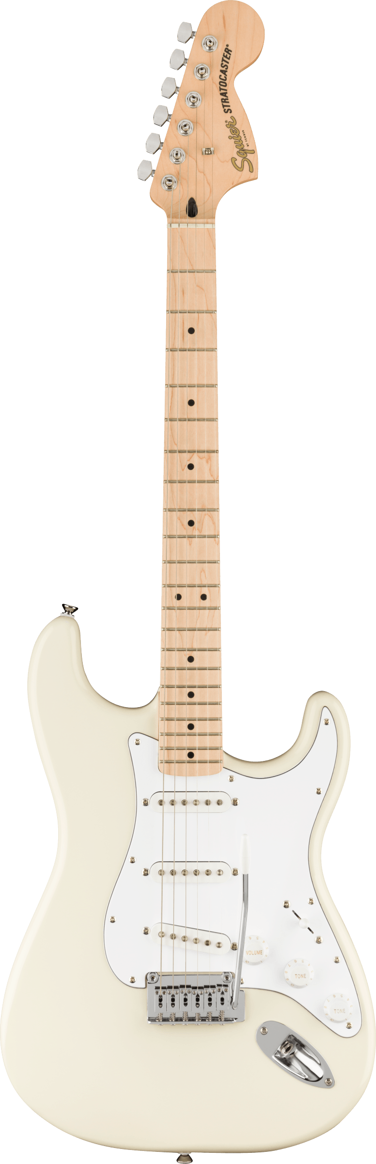 Squier Affinity Stratocaster, MN, Olympic White - Fair Deal Music