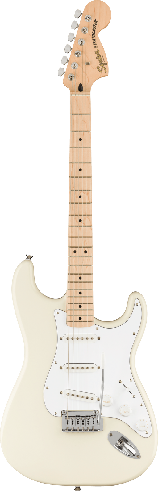 Squier Affinity Stratocaster, MN, Olympic White - Fair Deal Music