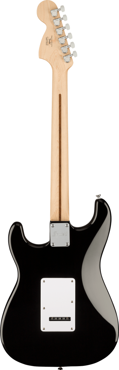 Squier Affinity Series Stratocaster, Maple Fingerboard, Black - Fair Deal Music
