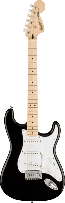 Squier Affinity Series Stratocaster, Maple Fingerboard, Black - Fair Deal Music